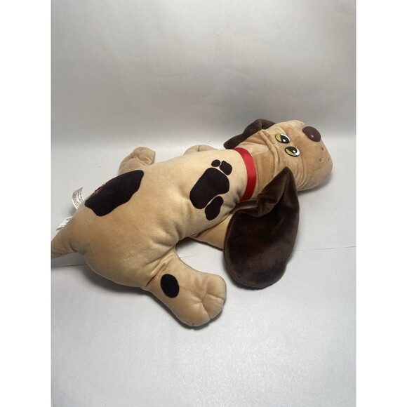 2019 Basic Fun Tan and Black Large Pound Puppies Dog 18 in Stuffed Animal Plush - Picture 3 of 6